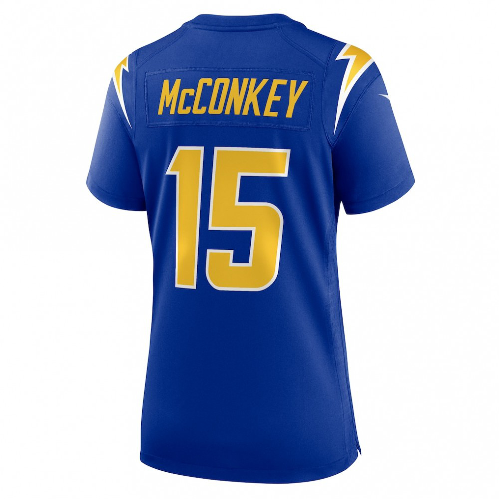 Ladd McConkey Los Angeles Chargers Nike Women's Alternate Game Jersey - Royal-GridironStore